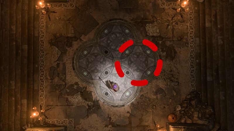 Baldur's Gate 3 головоломка с лунами